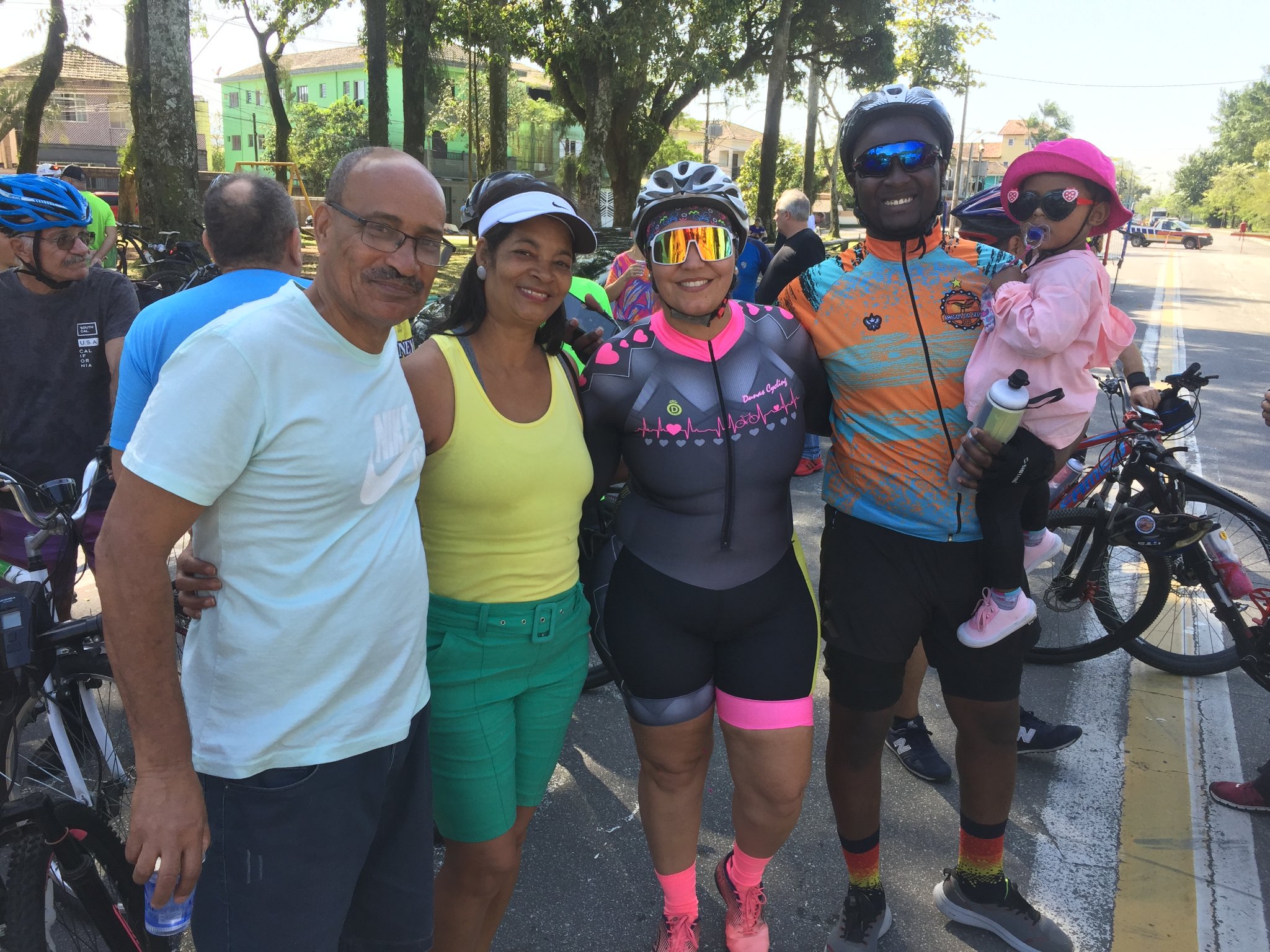 Passeio ciclístico em Cubatão